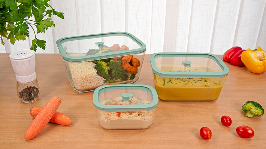 Status VIVA Glass Vakuumbeholdere Ildfast Mint