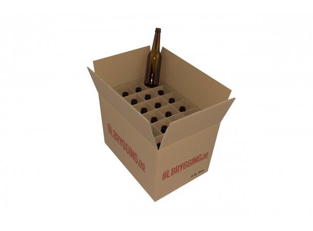 brune long neck flasker 0,5l