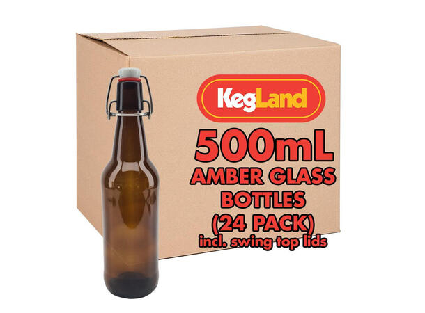 glassflaske med patentkork 0,5l