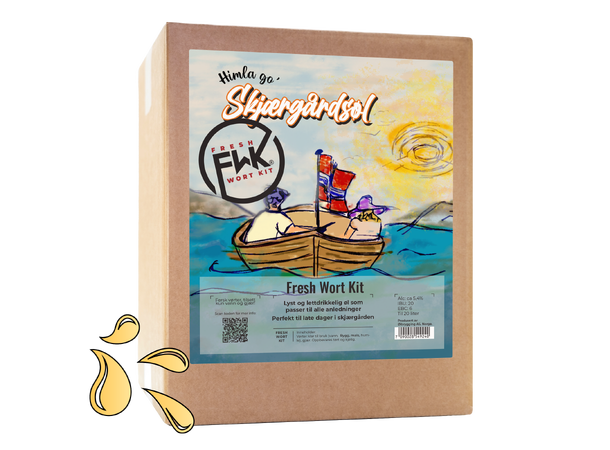 FWK Skjærgårdsøl Fresh Wort Kit oppskrift med ekte sørlandssjel